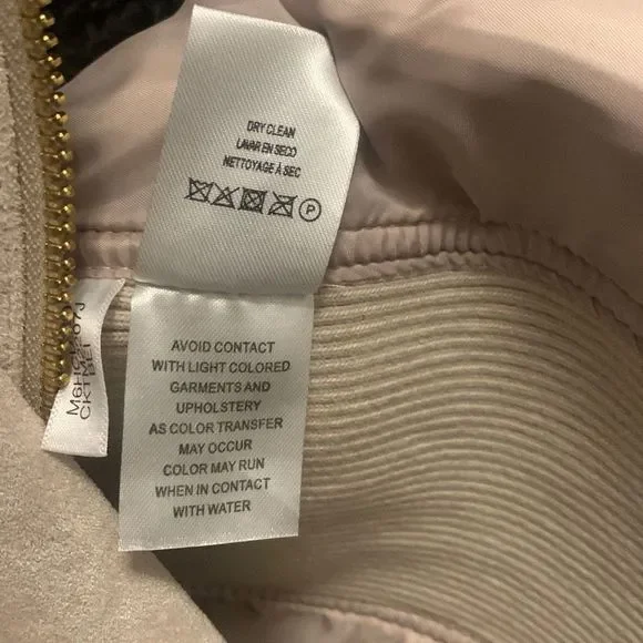 Calvin Klein Faux Suede Moto Jacket - Picture 5 of 5